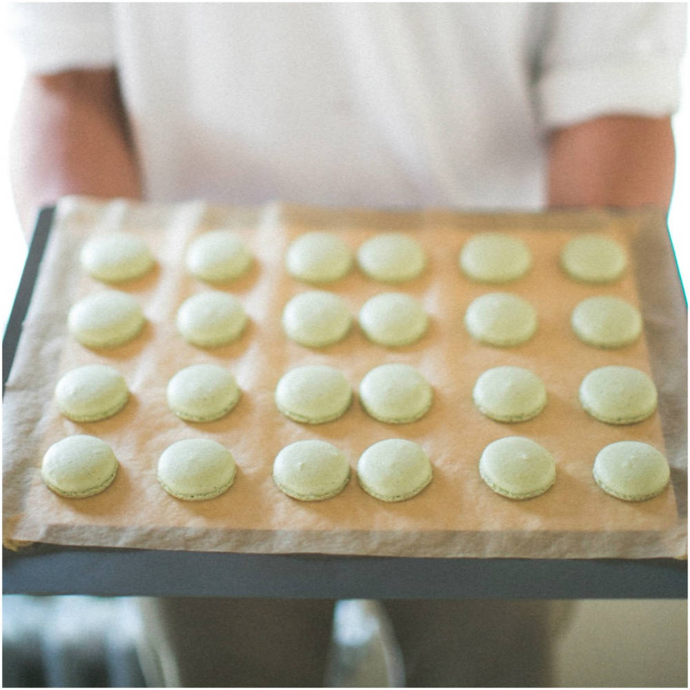 Baked macarons